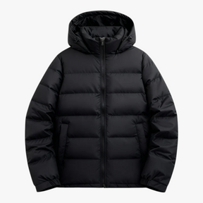 Jassen : Darren | Heren Winterjas voor Buitenactiviteiten in Zwart van Pantino