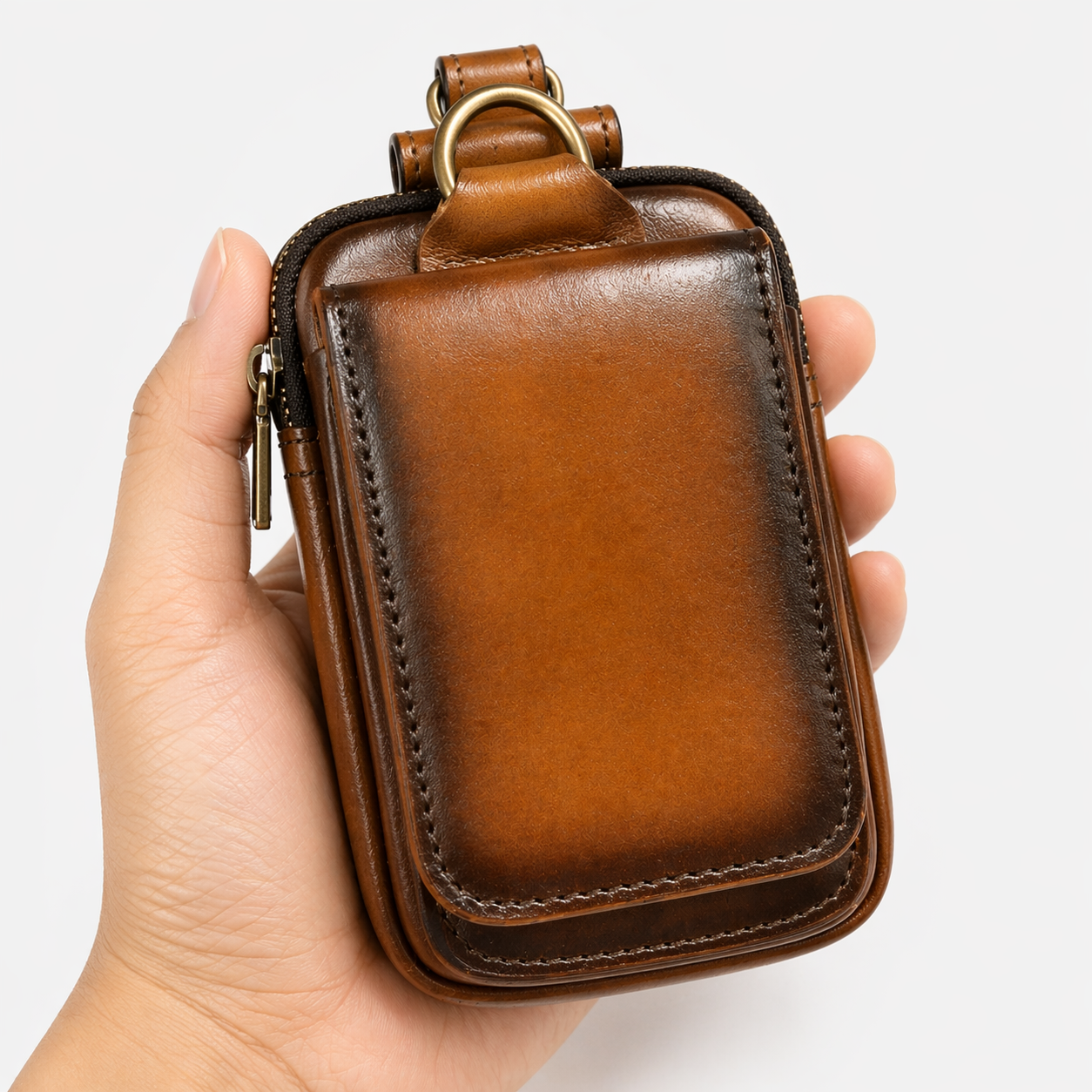 bags : Heuptas Heren - Herenheuptasje Echt Leder in van Pantino