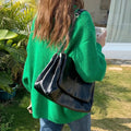Bolso de hombro para mujer de cuero PU - Cierre de solapa elegante y duradero - Cuero PU