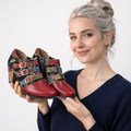 Stivali Donna Boho in Pelle Corta – Qualità Premium