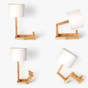 Houten Robotlamp | Creatieve bureaulamp - €25 : Houten Robotlamp | Creatieve bureaulamp - moderne Scandinavische stijl voor lezen en decoratie in van Pantino