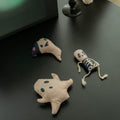 Juguete para gatos con catnip en forma de calavera