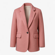 Women Tops : Idalia | Winterjas met elegant design in Roze van Pantino