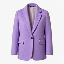 Women Tops : Idalia | Winterjas met elegant design in Lavendel van Pantino