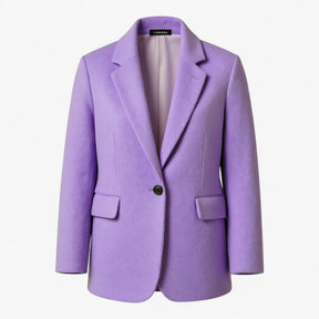 Women Tops : Idalia | Winterjas met elegant design in Lavendel van Pantino