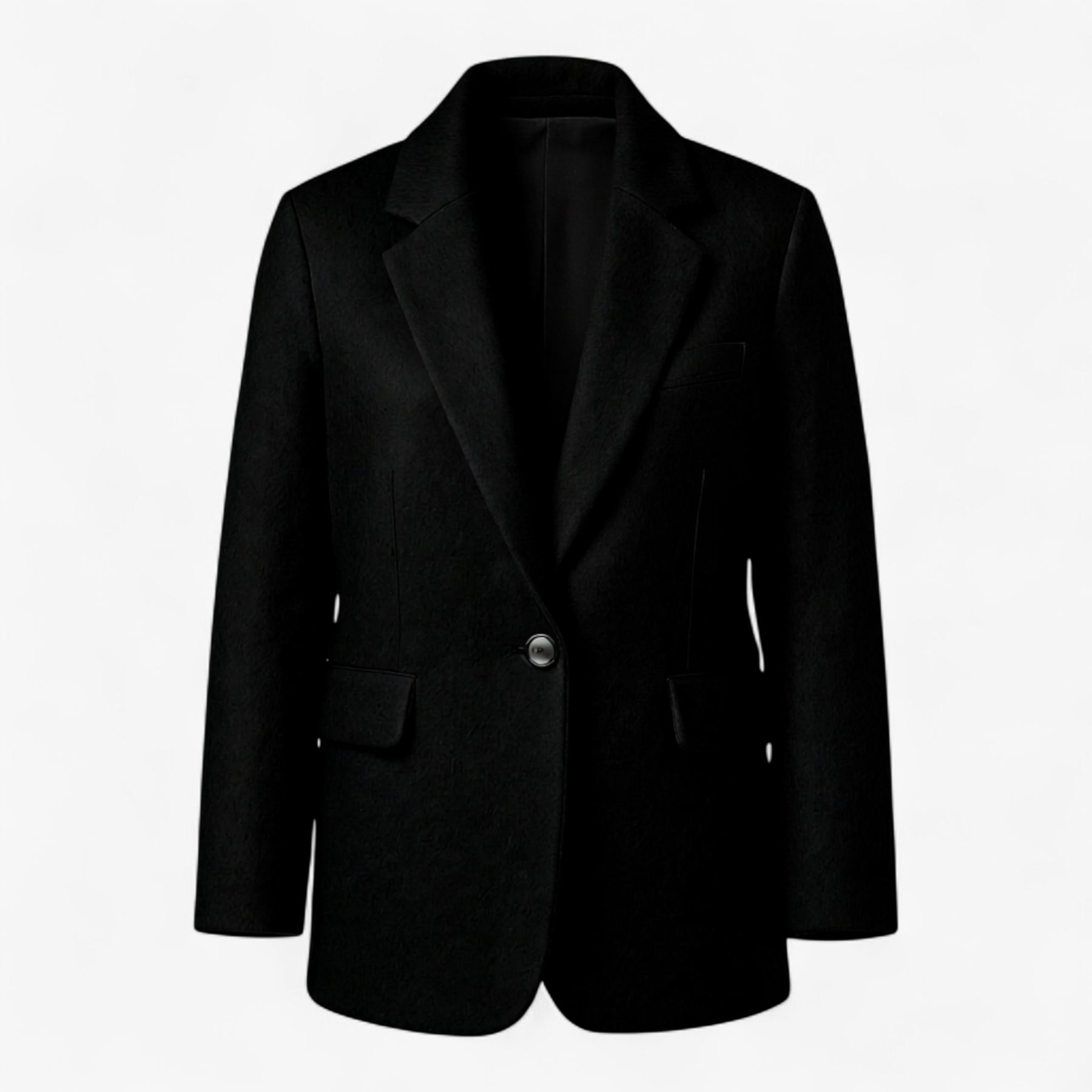 Women Tops : Idalia | Winterjas met elegant design in Zwart van Pantino
