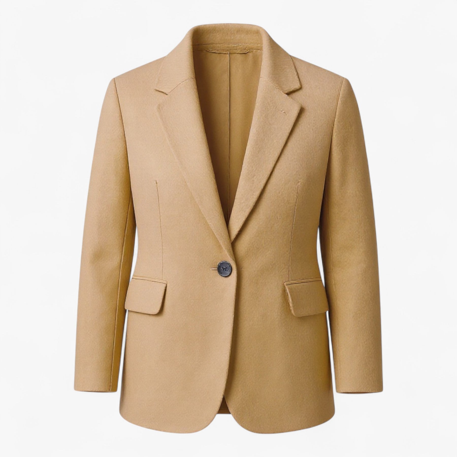 Women Tops : Idalia | Winterjas met elegant design in Lichtbruin van Pantino