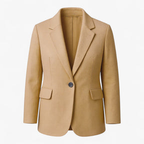 Women Tops : Idalia | Winterjas met elegant design in Lichtbruin van Pantino