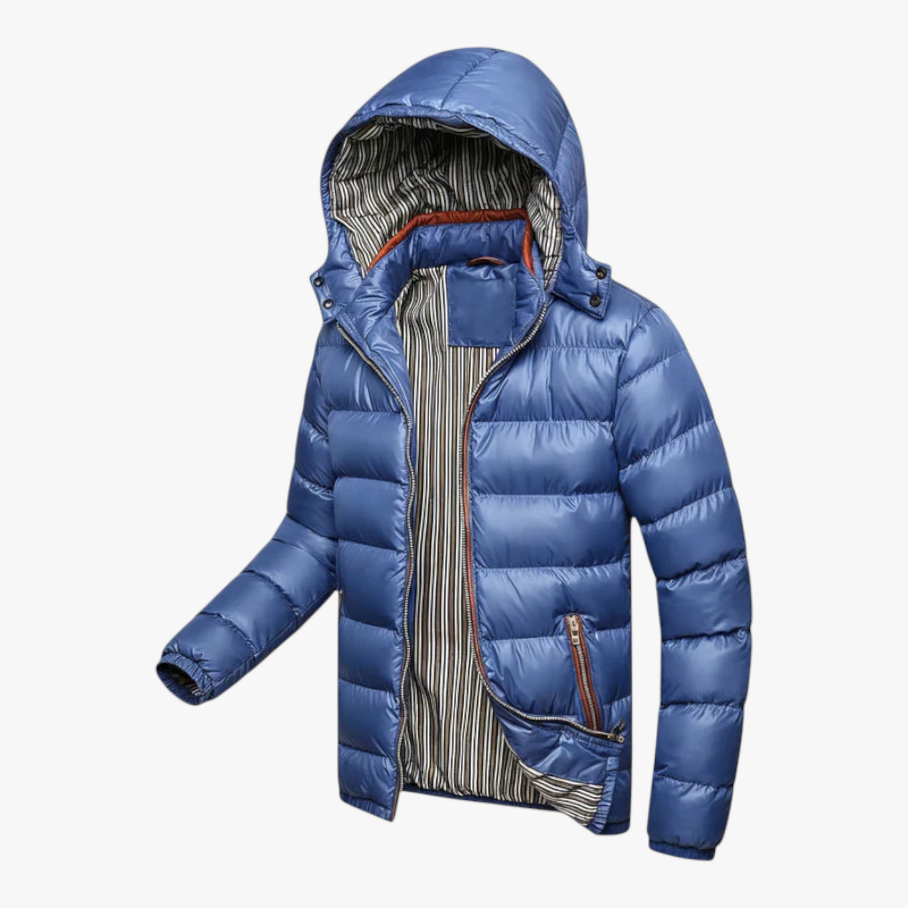 Herenjassen & -jacks : Luke | Heren Jas Winter met Capuchon in van Pantino