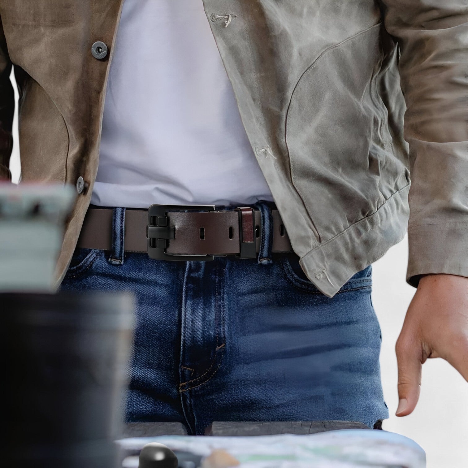 Belts : Jaxson | Heren leren armband – stijlvol en duurzaam voor elke gelegenheid in van Pantino