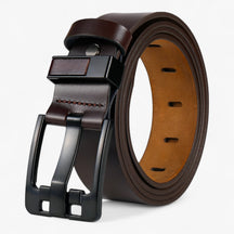 Belts : Jaxson | Heren leren armband – stijlvol en duurzaam voor elke gelegenheid in Koffie van Pantino