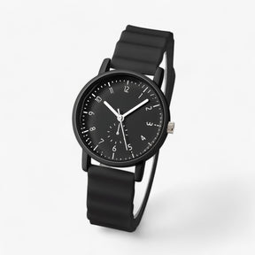 Watches : Jelly Watch – Stijlvol golfhorloge met siliconen band in Zwart van Pantino
