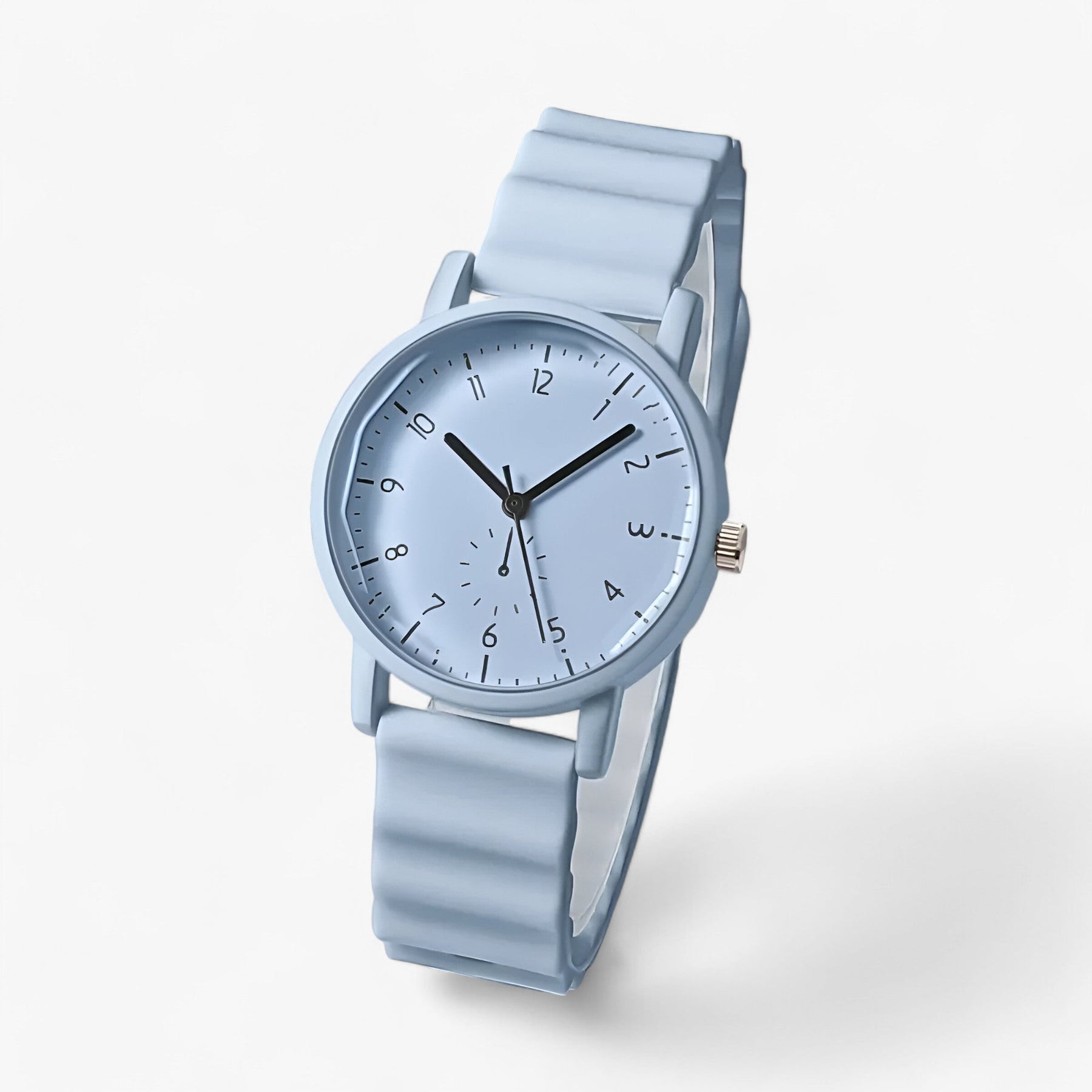 Watches : Jelly Watch – Stijlvol golfhorloge met siliconen band in Blauw van Pantino