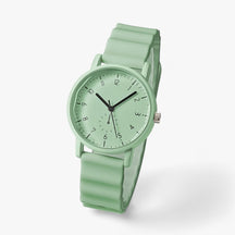 Watches : Jelly Watch – Stijlvol golfhorloge met siliconen band in Groen van Pantino