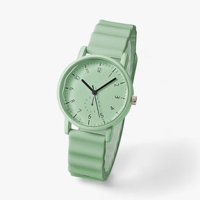 Watches : Jelly Watch – Stijlvol golfhorloge met siliconen band in Groen van Pantino