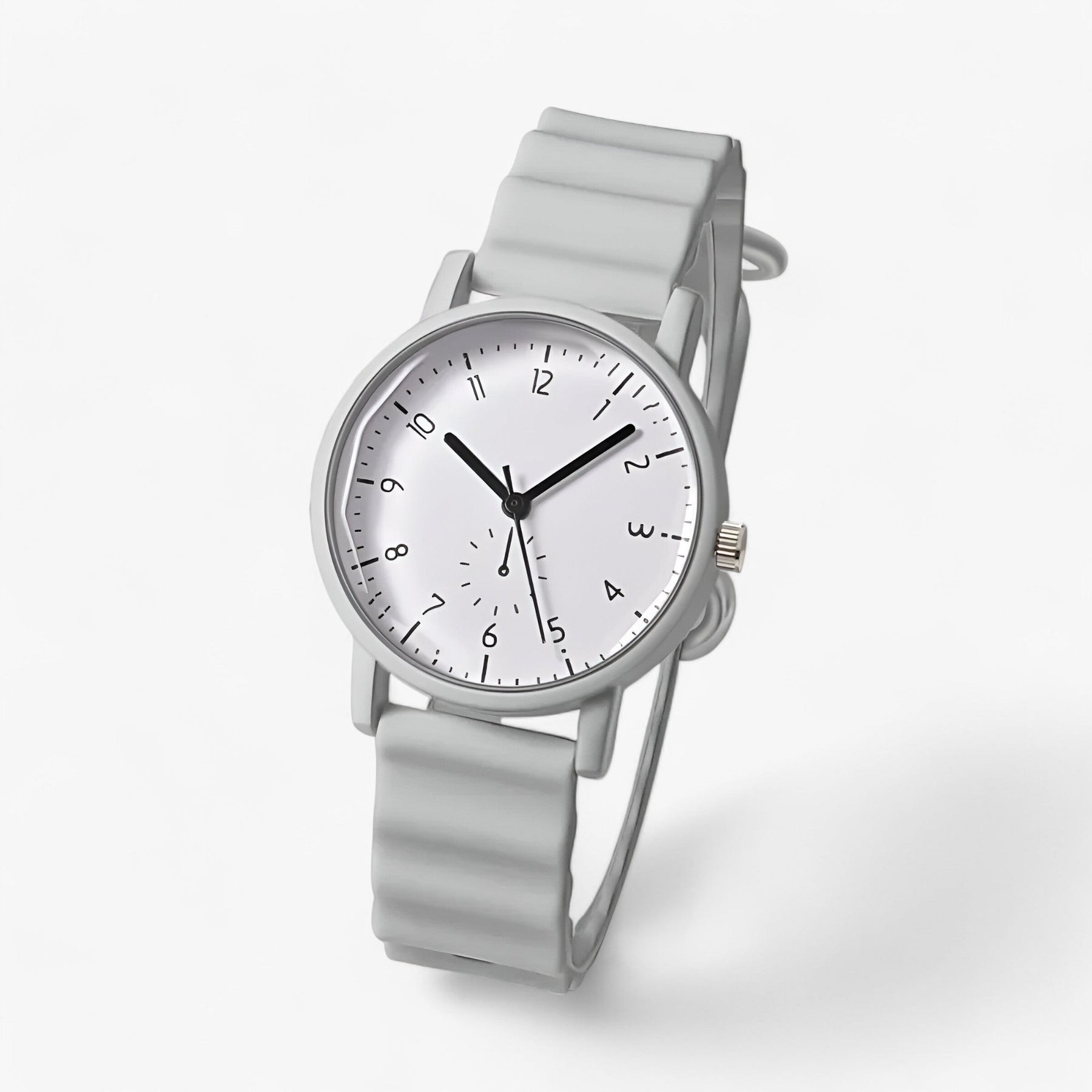 Watches : Jelly Watch – Stijlvol golfhorloge met siliconen band in Grijs van Pantino