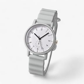 Watches : Jelly Watch – Stijlvol golfhorloge met siliconen band in Grijs van Pantino