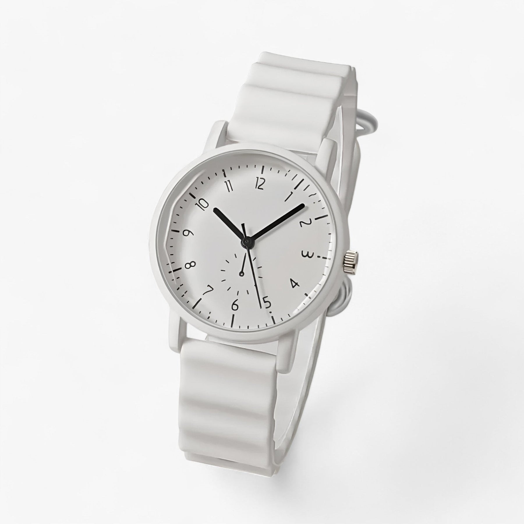 Watches : Jelly Watch – Stijlvol golfhorloge met siliconen band in Wit van Pantino