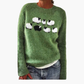 : Poppy - Retro Comfortabele en Chique Trui in van Pantinoshop