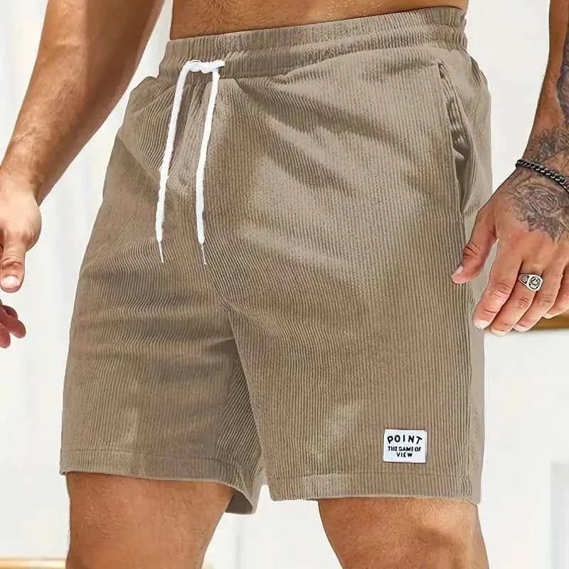 Dames Short Lichtgewicht Ribfluweel met Trekkoord - Comfort