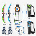Set Arco Avventuroso per Bambini Giocattolo da Esterno - Verde Blu