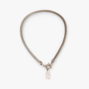Isabella | Parel Elegantie Hanger - €25 : Isabella | Parel Elegantie Hanger in Zilver van Pantinoshop