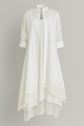(Pinterest) Midi-jurken : Aurora | Lange Jurk Dames met Camisa voor Zomer in Zwart van Pantino