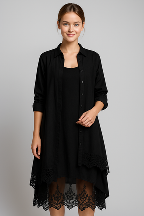(Pinterest) Midi-jurken : Aurora | Lange Jurk Dames met Camisa voor Zomer in van Pantino