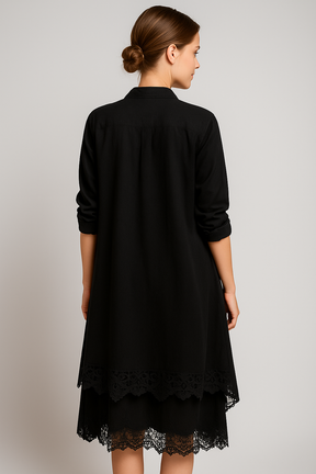(Pinterest) Midi-jurken : Aurora | Lange Jurk Dames met Camisa voor Zomer in van Pantino