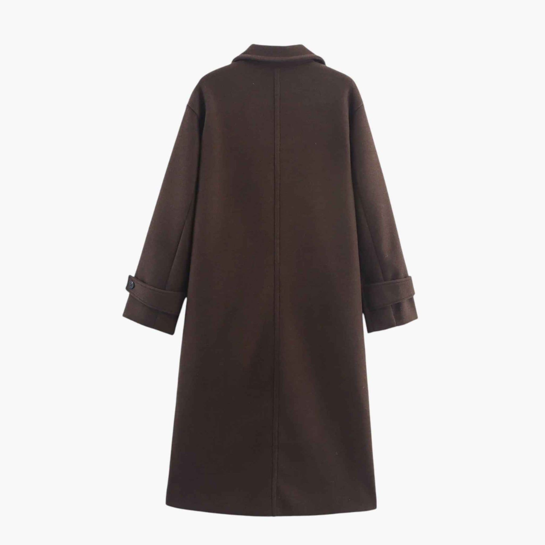 Damesjassen & -jacks : Angela | Lange Winterjas Dames Elegante Wollen Jas in van Pantino