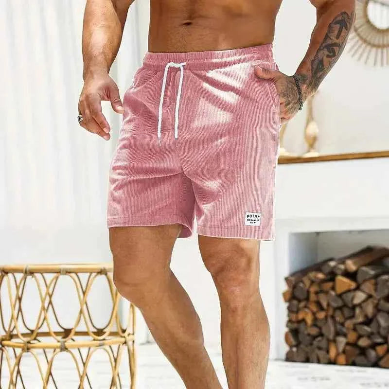 Dames Short Lichtgewicht Ribfluweel met Trekkoord - Comfort
