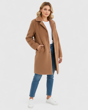 Clothes : Liliosa | Lange winterjas voor dames in wolmix in van Pantino