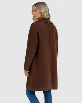 Clothes : Liliosa | Lange winterjas voor dames in wolmix in van Pantino