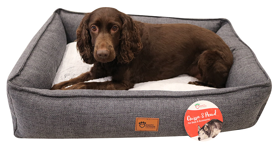 Charlie - Orthopedisch Comfort Hondenbed in Grafietgrijs - S - Pet Bed - Pantino