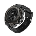 Heren Horloge Zwart Militair - Waterdicht Analoog Polshorloge met Multifunctionele Wijzerplaat