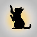 Lámpara para gatos con sensor de movimiento - Luz nocturna LED - Sensor de movimiento