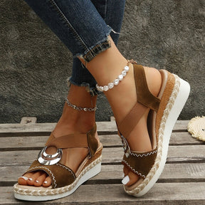 Sandalen : Romy - Orthopedische Sandalen - Sandalen Dames in Donkerbruin van Pantino