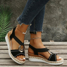 Sandalen : Romy - Orthopedische Sandalen - Sandalen Dames in Zwart van Pantino