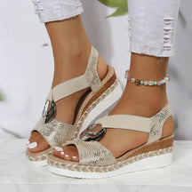 Sandalen : Romy - Orthopedische Sandalen - Sandalen Dames in Goud van Pantino