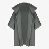 Clothes : Mikte | Elegante midi-jas voor dames van katoen in Donkergroen van Pantino