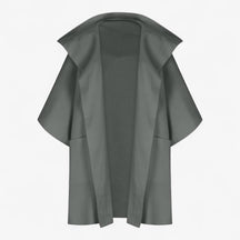 Clothes : Mikte | Elegante midi-jas voor dames van katoen in Donkergroen van Pantino