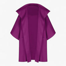 Clothes : Mikte | Elegante midi-jas voor dames van katoen in Paars van Pantino