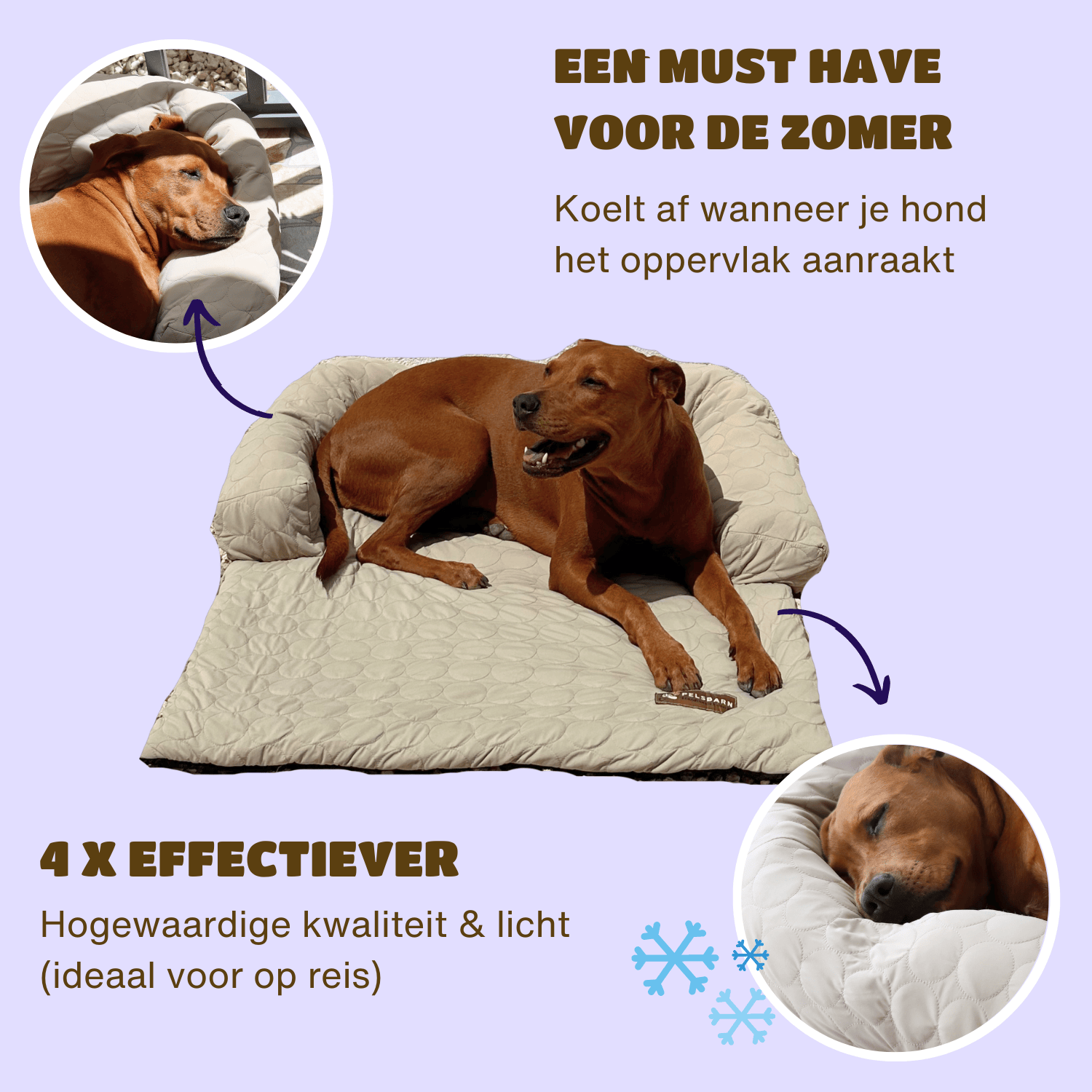 Verkoelend honden bed - - - Pantino