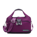 Bolso antirrobo para mujer morado - Bolsillos ocultos y seguro - Nylon