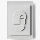 home & garden : ArtisticAlchemy - Abstracte Kunst Decor in Wit van Pantino