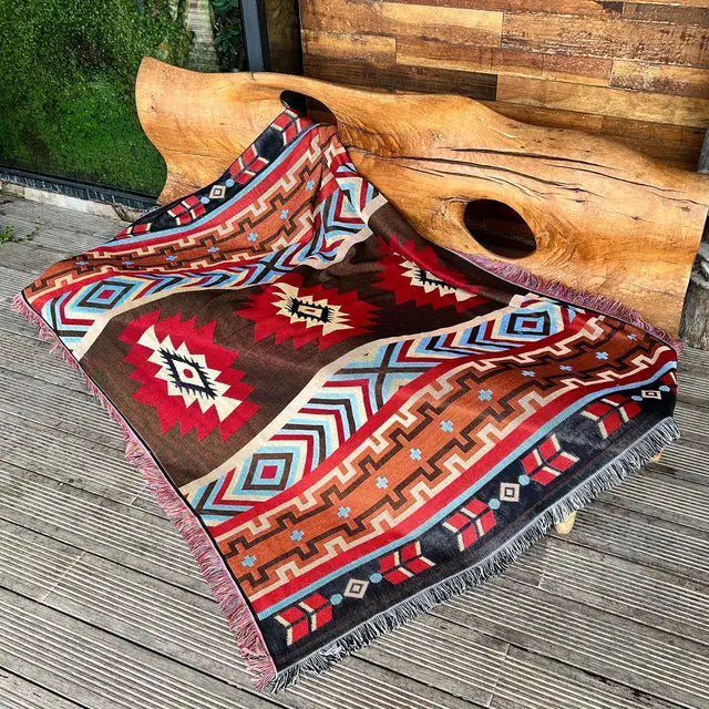 Cozy Tahlia™ | Boheems stijlvol tapijt Scandinavian Blankets Pantino Veelkleurig 130X160CM 