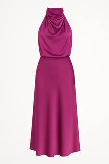 Dress : Olivia – Elegante damesjurk – Lichtgewicht, stijlvol en perfect voor elke gelegenheid in Roze van Pantino