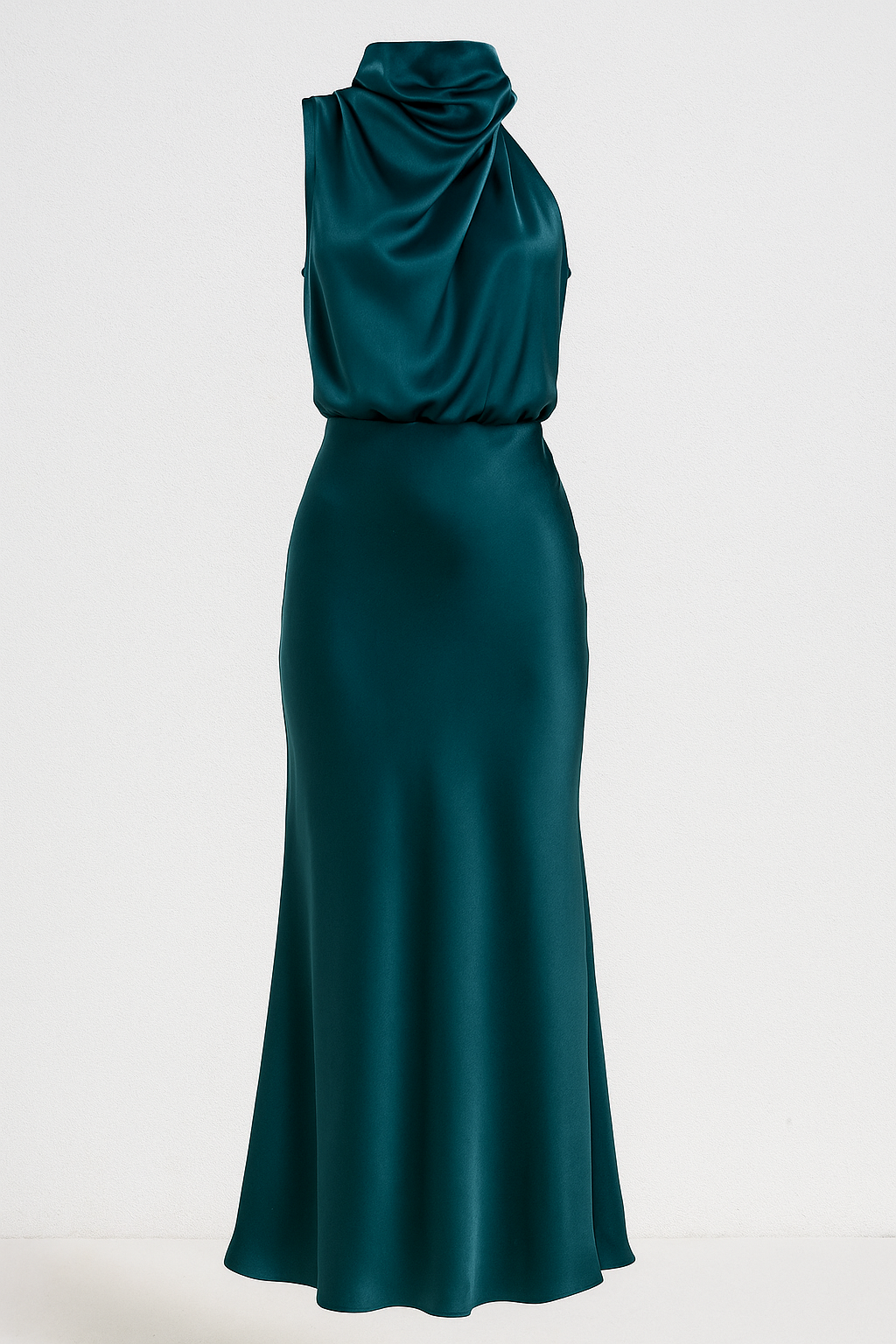 Dress : Olivia – Elegante damesjurk – Lichtgewicht, stijlvol en perfect voor elke gelegenheid in Petrolblauw van Pantino
