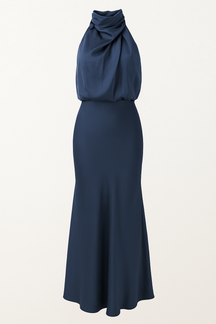 Dress : Olivia – Elegante damesjurk – Lichtgewicht, stijlvol en perfect voor elke gelegenheid in marineblauw van Pantino