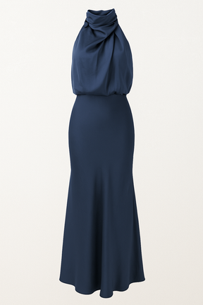 Dress : Olivia – Elegante damesjurk – Lichtgewicht, stijlvol en perfect voor elke gelegenheid in marineblauw van Pantino